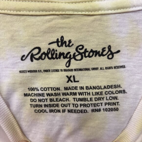 Rolling Stones Hot lips Sunset Tie Dye T-Shirt XL - Picture 4 of 4